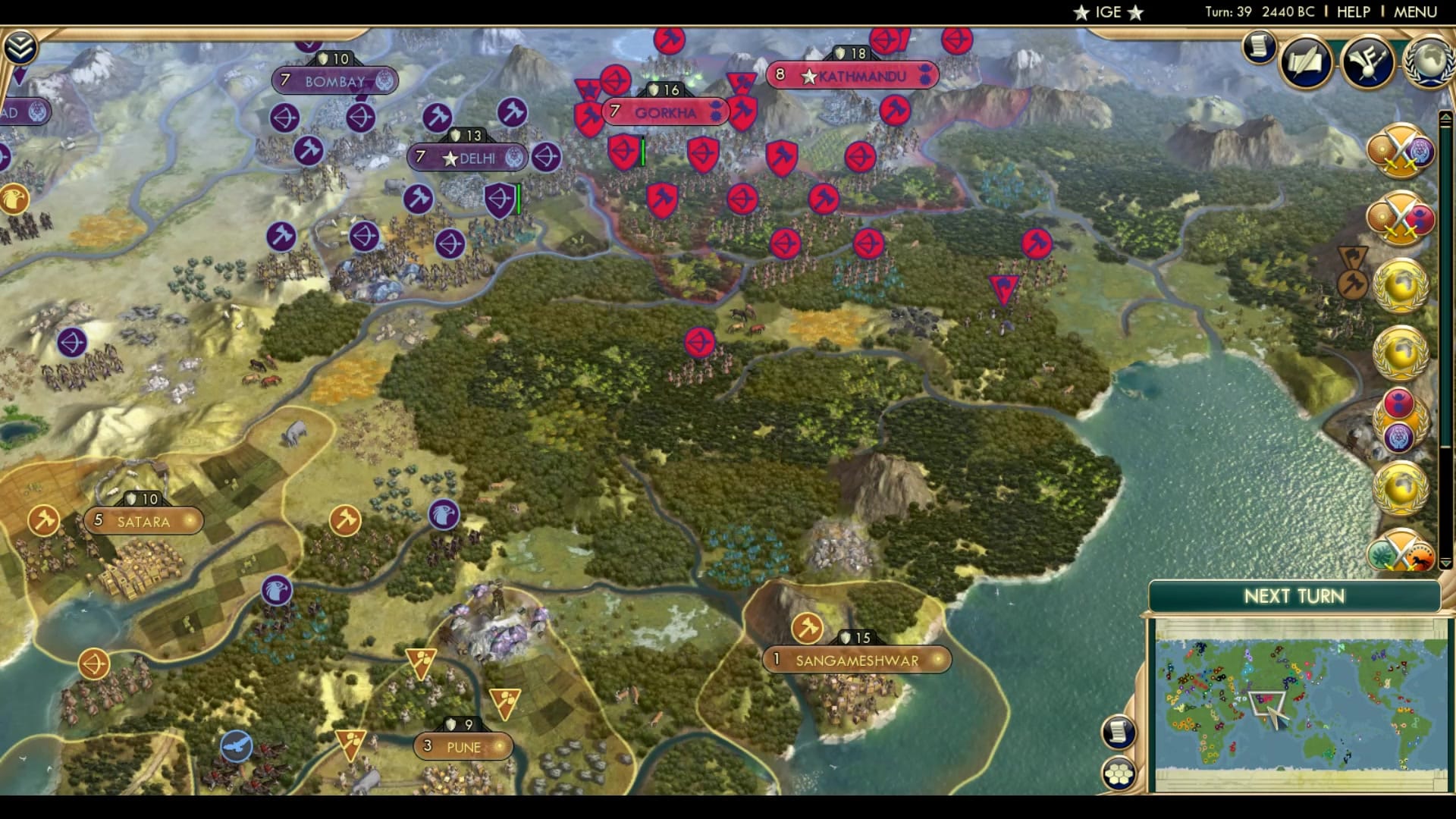 CBR In-Game Screenshot of Fighting the Real Fight