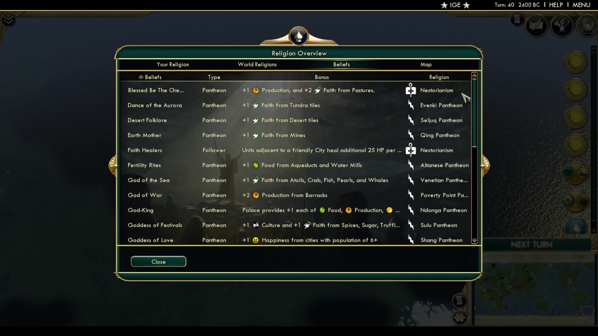 CBR In-Game Screenshot of Healing Hands