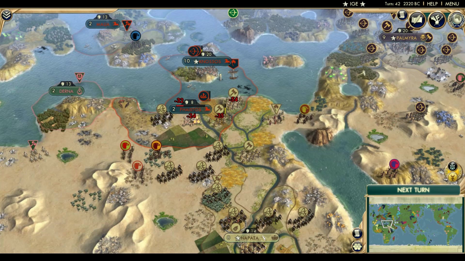 CBR In-Game Screenshot of Feisty Phaistos