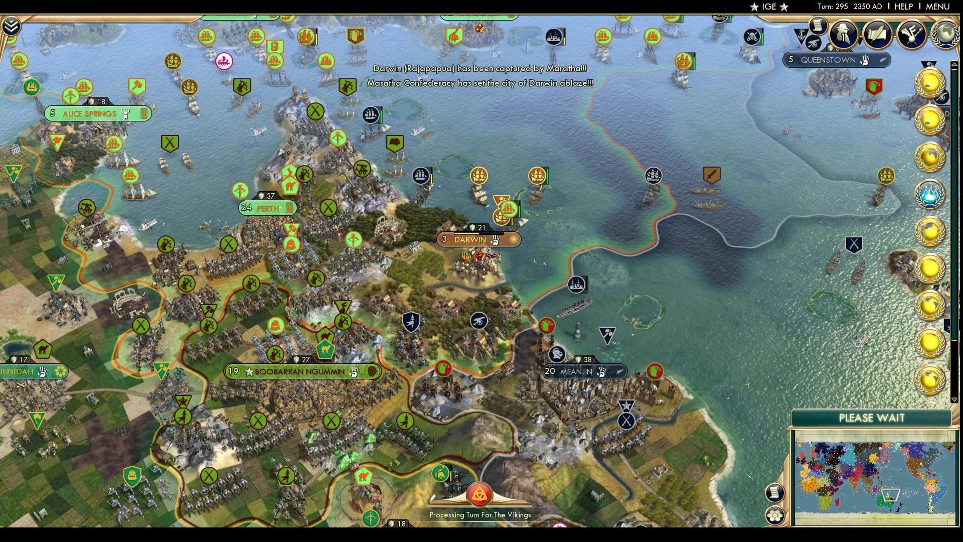 CBR In-Game Screenshot of Flames from the North