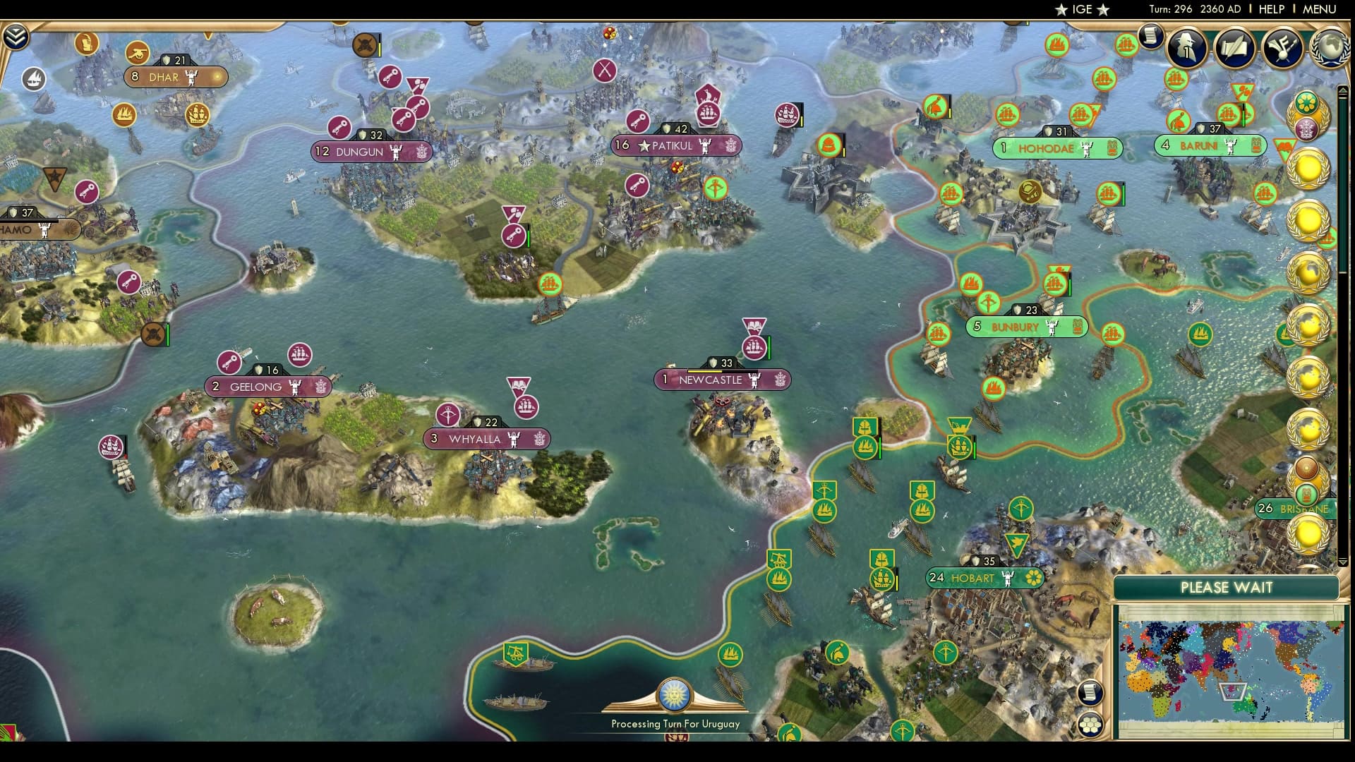 CBR In-Game Screenshot of Pax Sulu