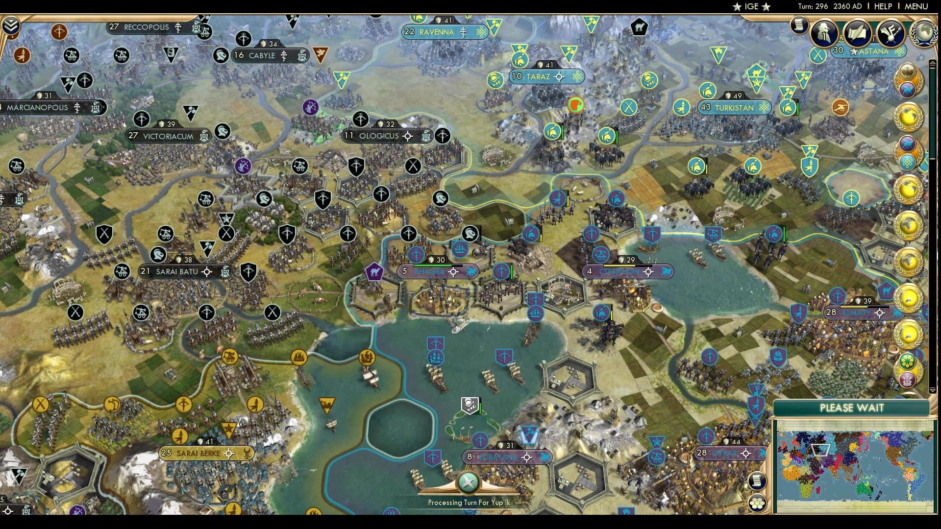 CBR In-Game Screenshot of Continuing Rhage