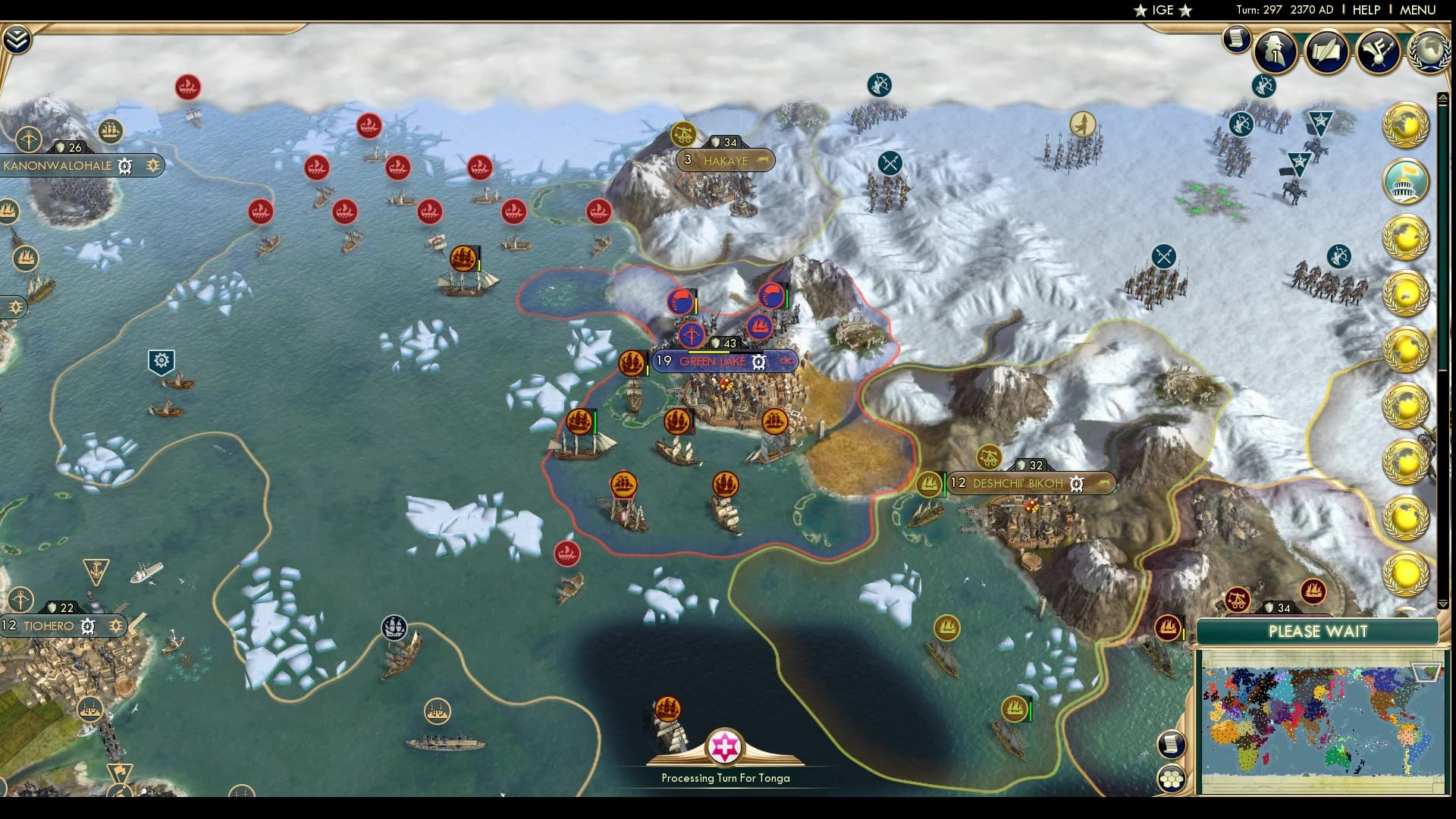 CBR In-Game Screenshot of Icy Coasts