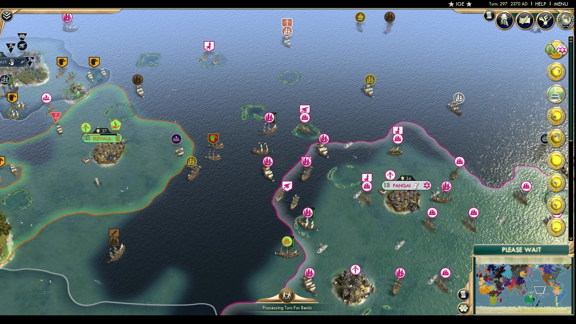 CBR In-Game Screenshot of TONGA TIME