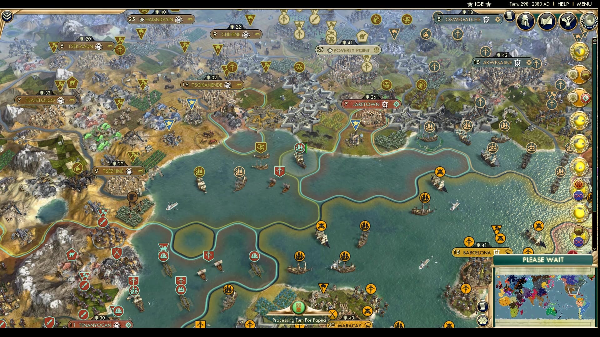 CBR In-Game Screenshot of Poverty War!