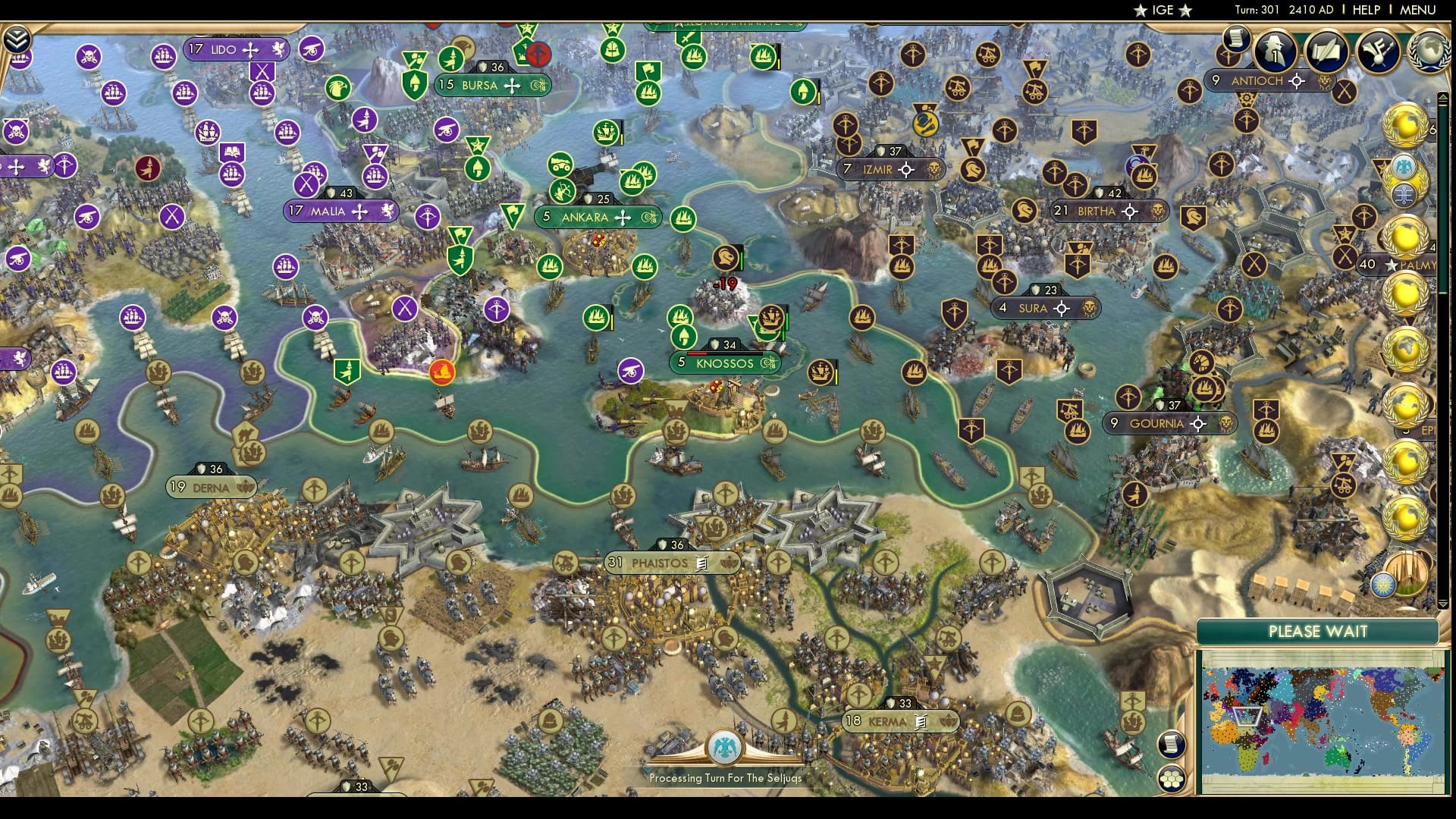 CBR In-Game Screenshot of The plight of Knossos