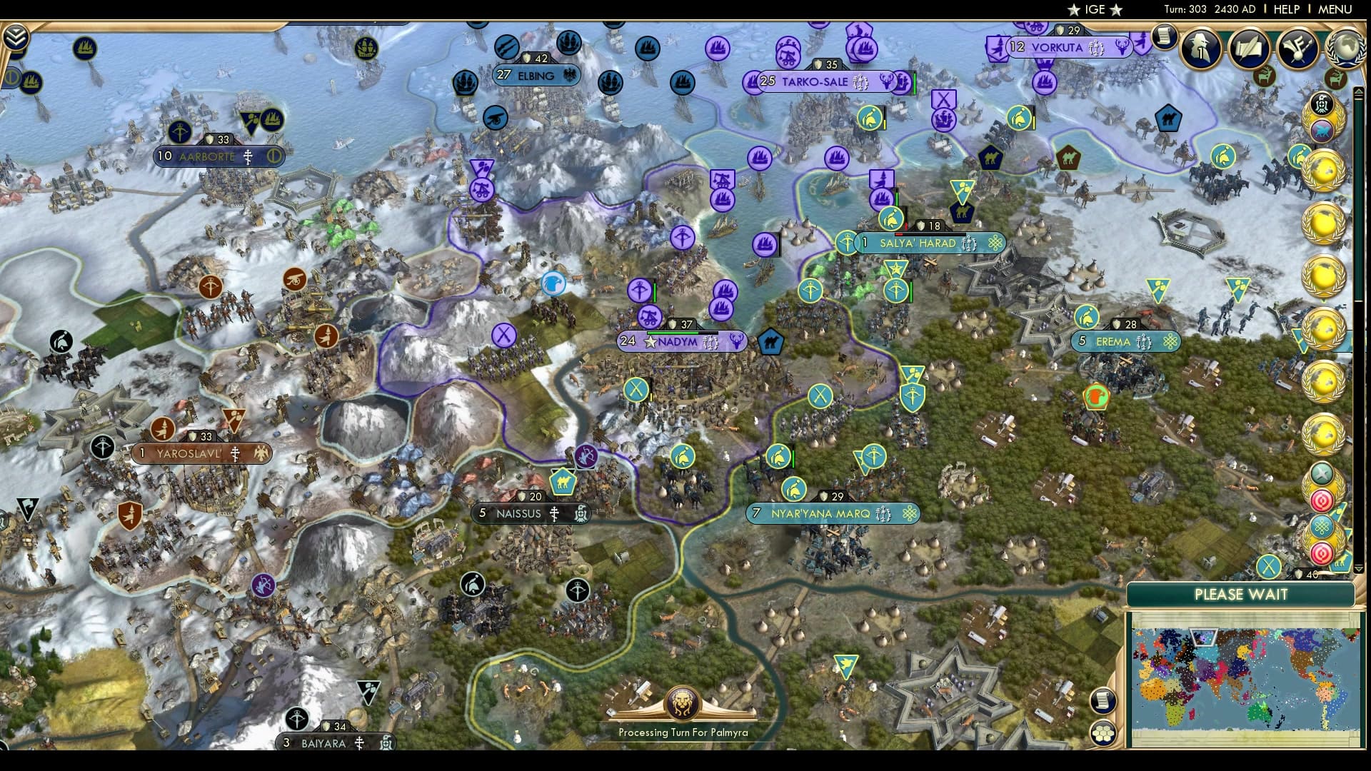 CBR In-Game Screenshot of Knocking on Nadym