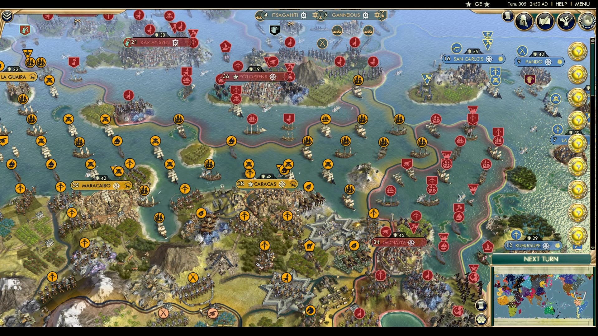 CBR In-Game Screenshot of Venezuela Stronk