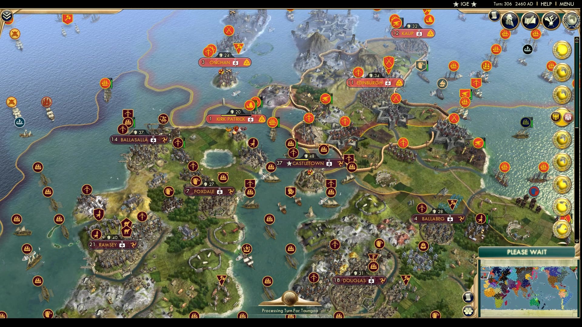 CBR In-Game Screenshot of Troubles