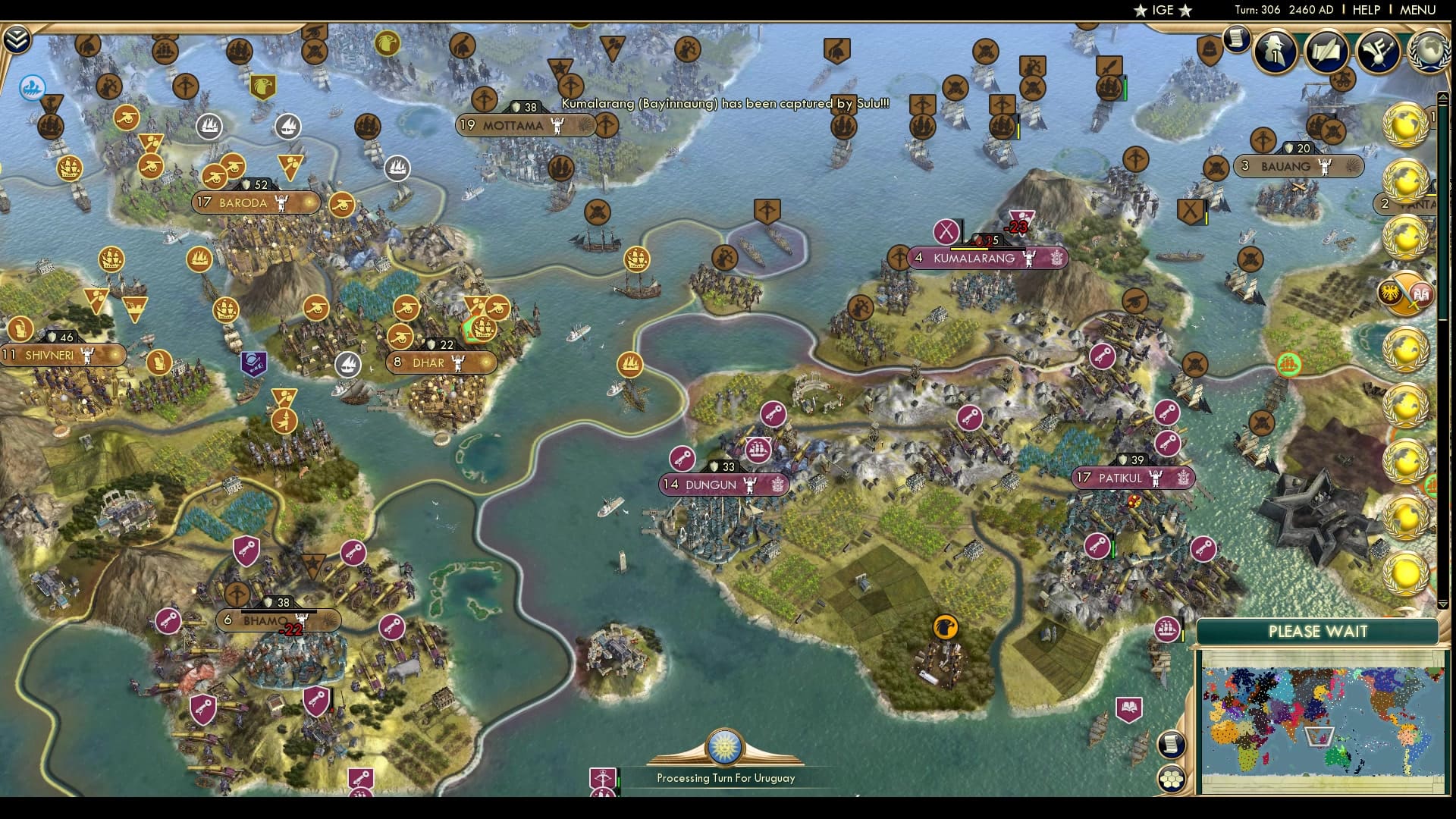 CBR In-Game Screenshot of Kumalaboomerang