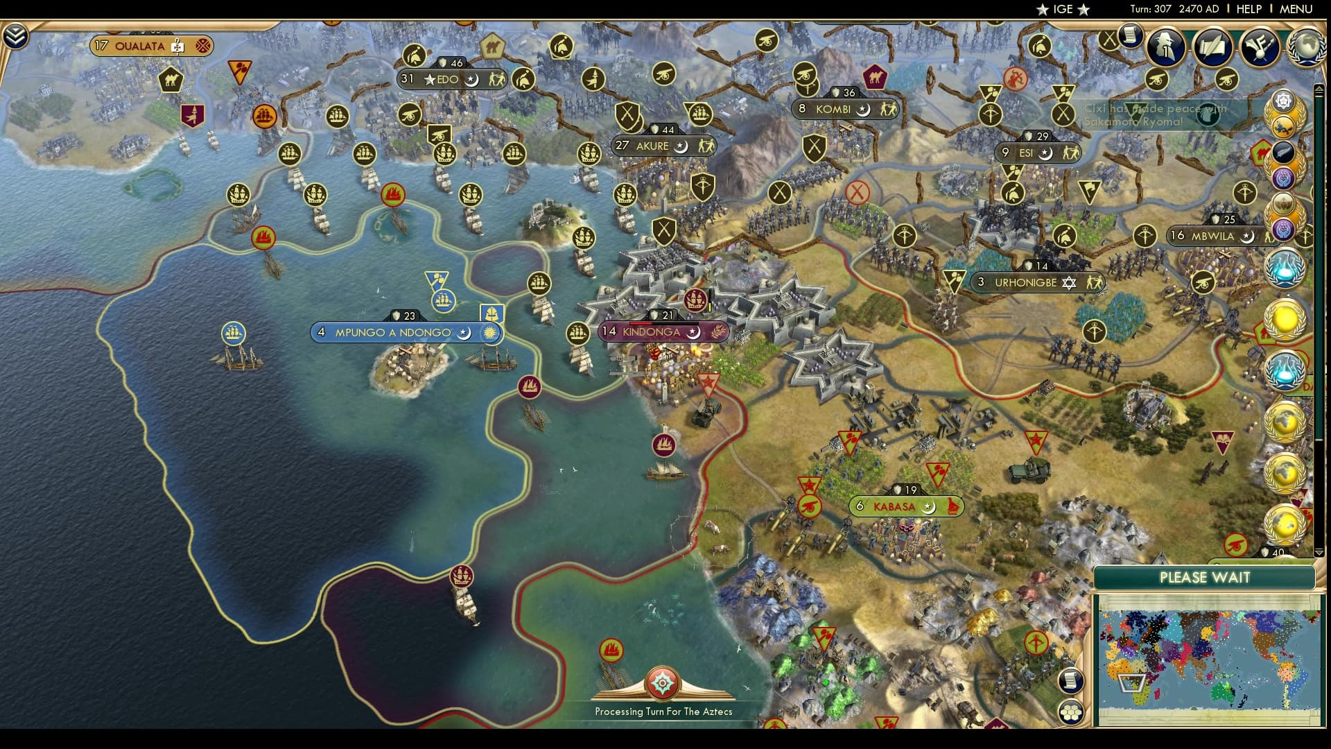 CBR In-Game Screenshot of Takin’ Kindo