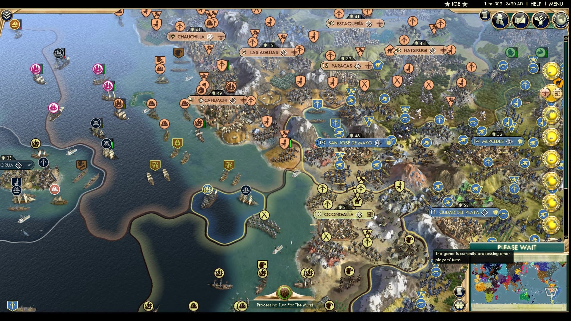 CBR In-Game Screenshot of Three foes