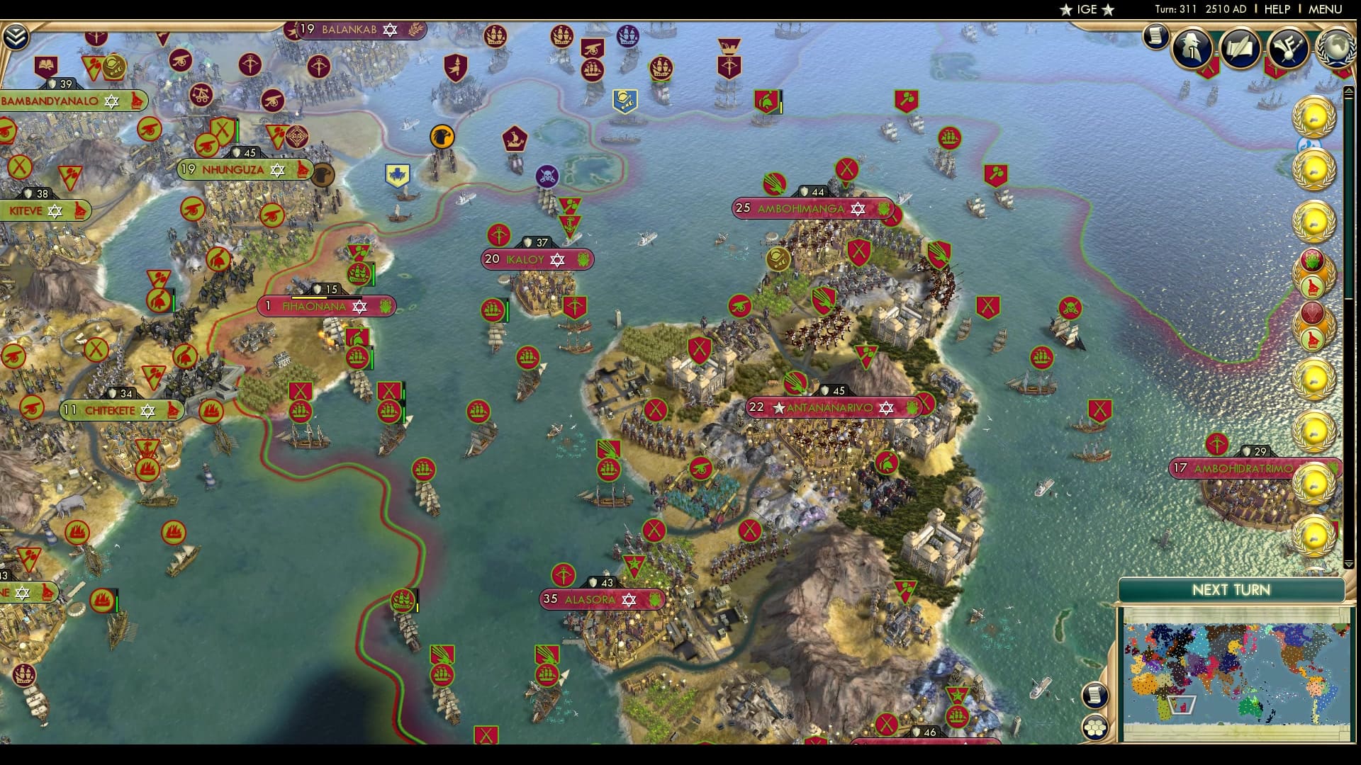 CBR In-Game Screenshot of Peace in the East