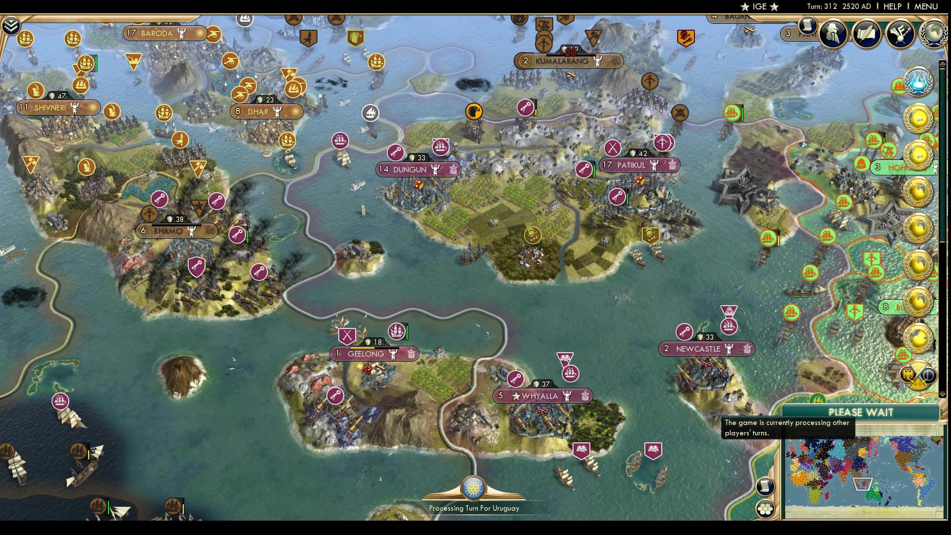 CBR In-Game Screenshot of Sulu trouble