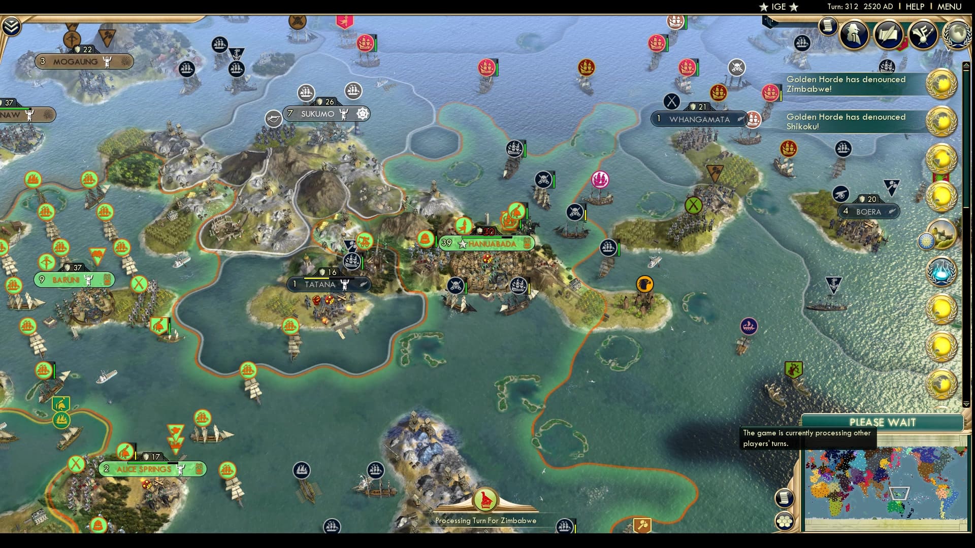 CBR In-Game Screenshot of Pappy’s in trouble