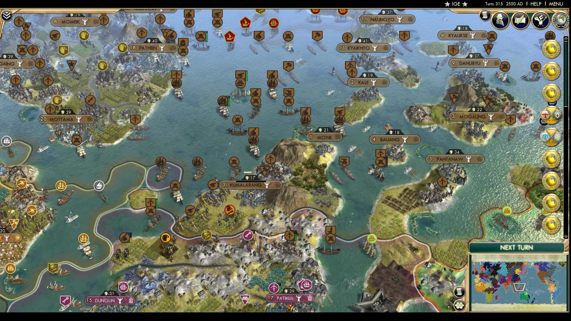 CBR In-Game Screenshot of The Taungoo horde