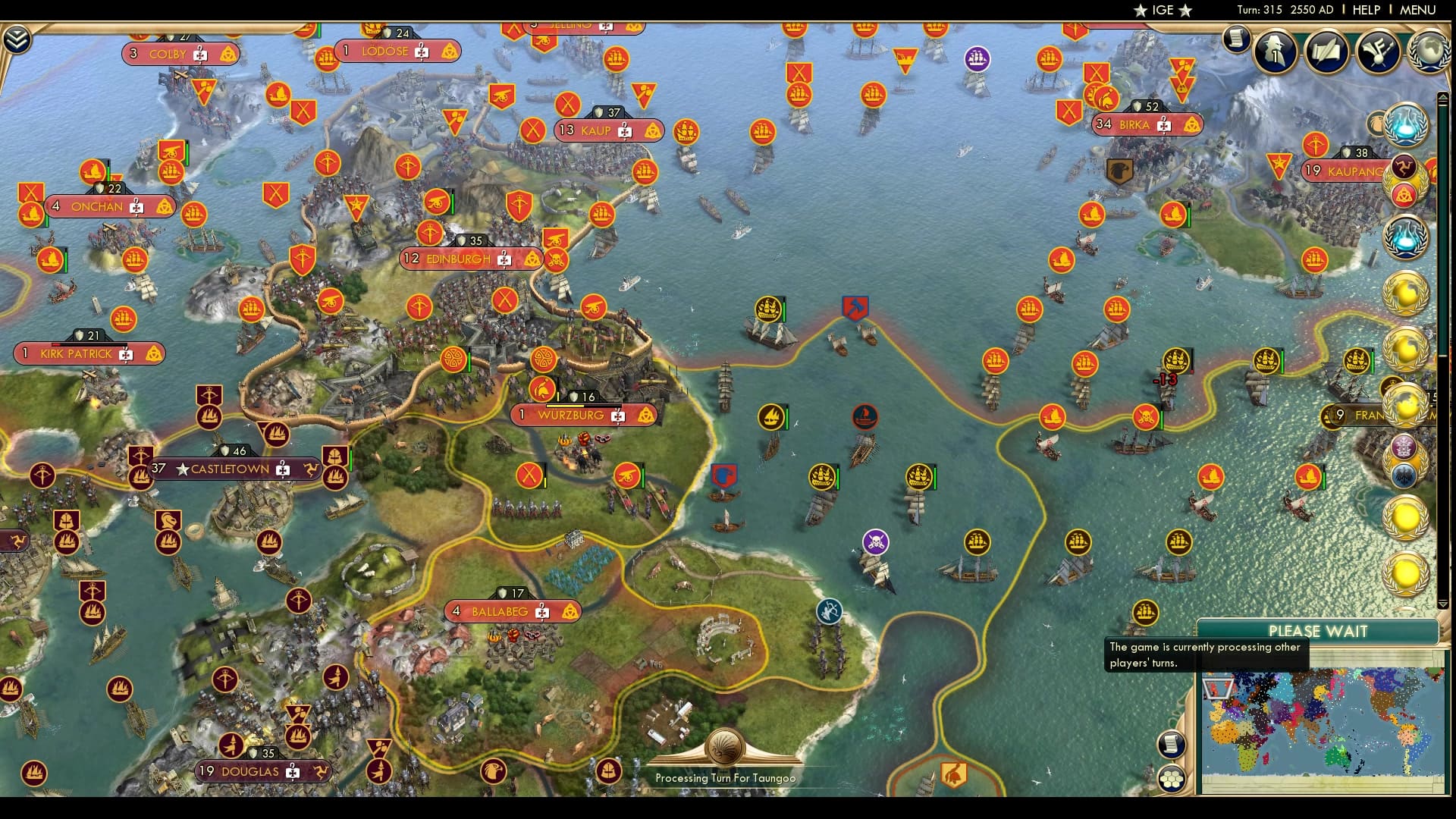 CBR In-Game Screenshot of A Peaceful City Burns