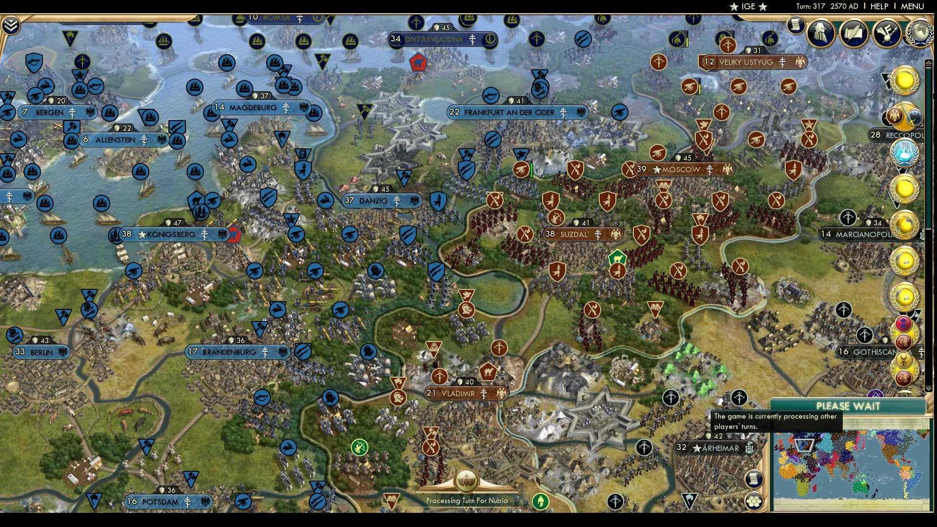 CBR In-Game Screenshot of All Loud on the Eastern Front