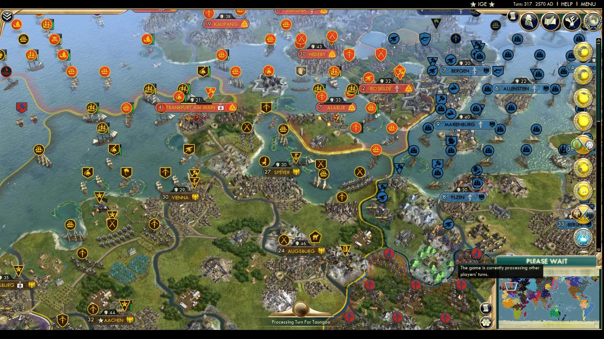 CBR In-Game Screenshot of The Conquest of Denmark