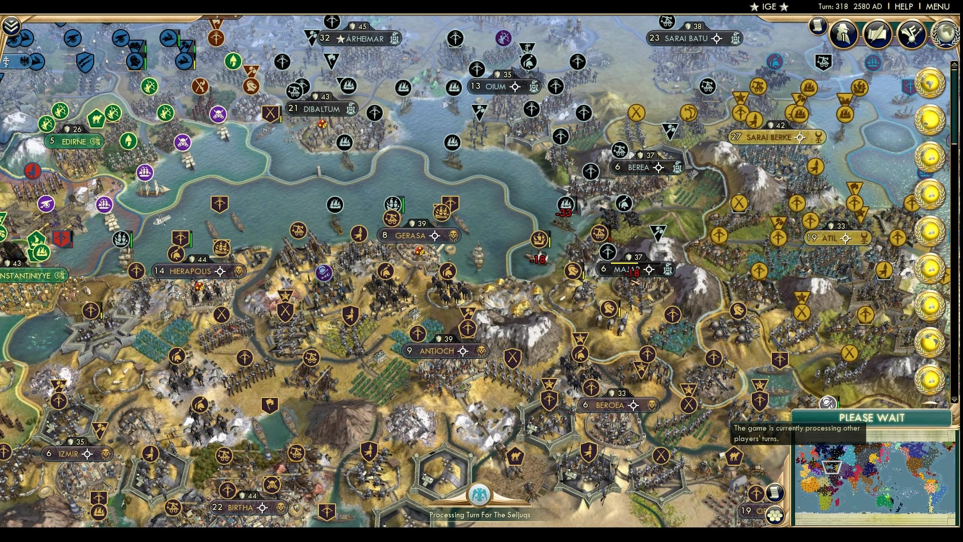 CBR In-Game Screenshot of The Gothic Caucuses