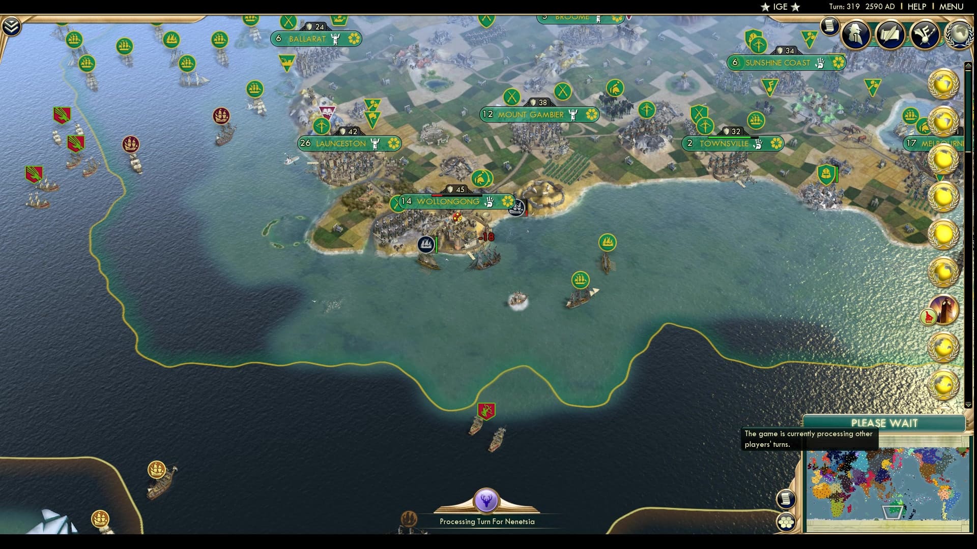 CBR In-Game Screenshot of Wollon-soon-gone