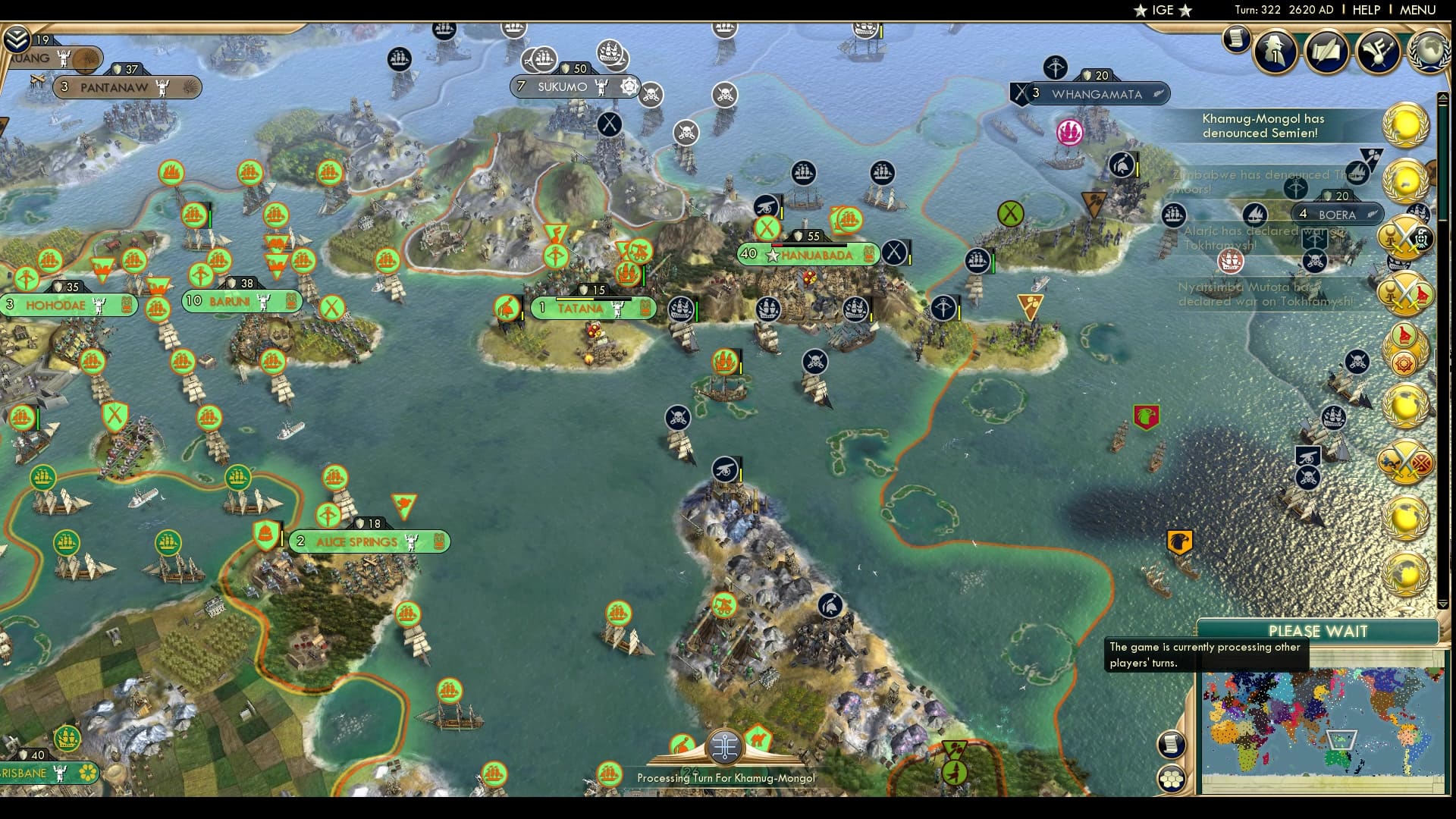 CBR In-Game Screenshot of The Kiwis cannot stop