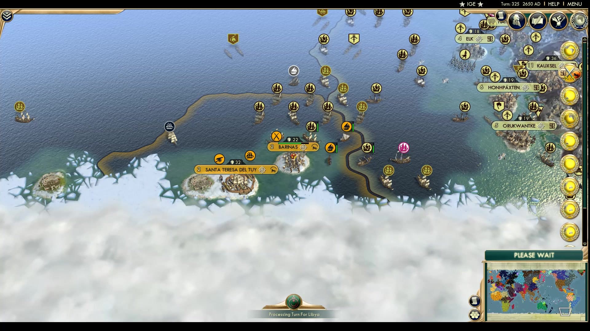 CBR In-Game Screenshot of An Unexpected Front