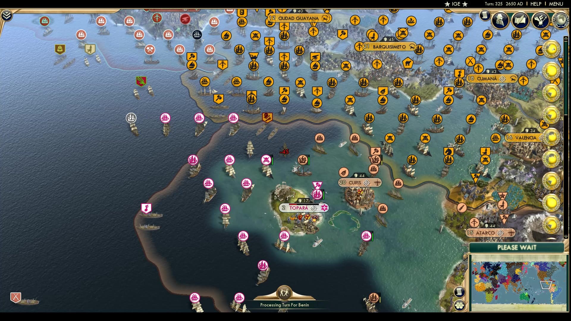 CBR In-Game Screenshot of TONGA TIME
