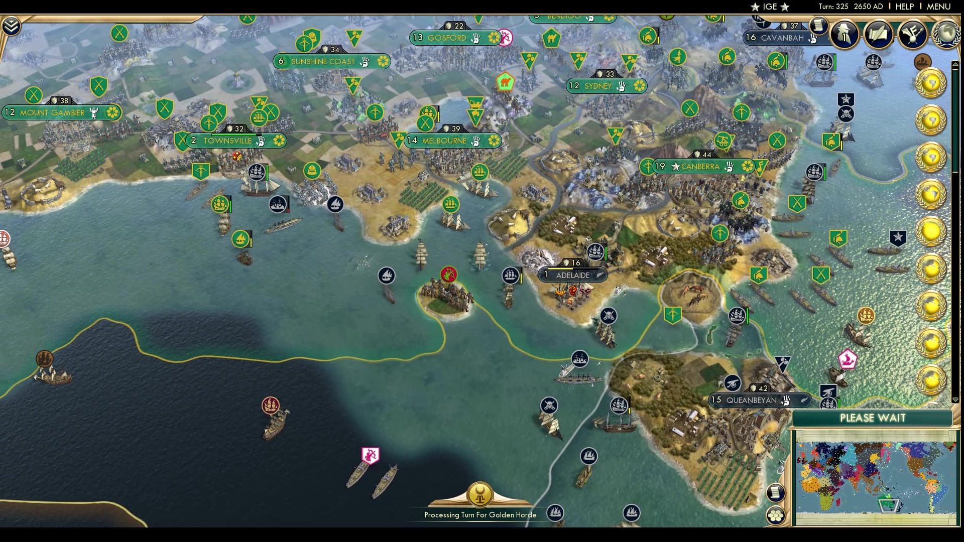 CBR In-Game Screenshot of Adelaide reburns