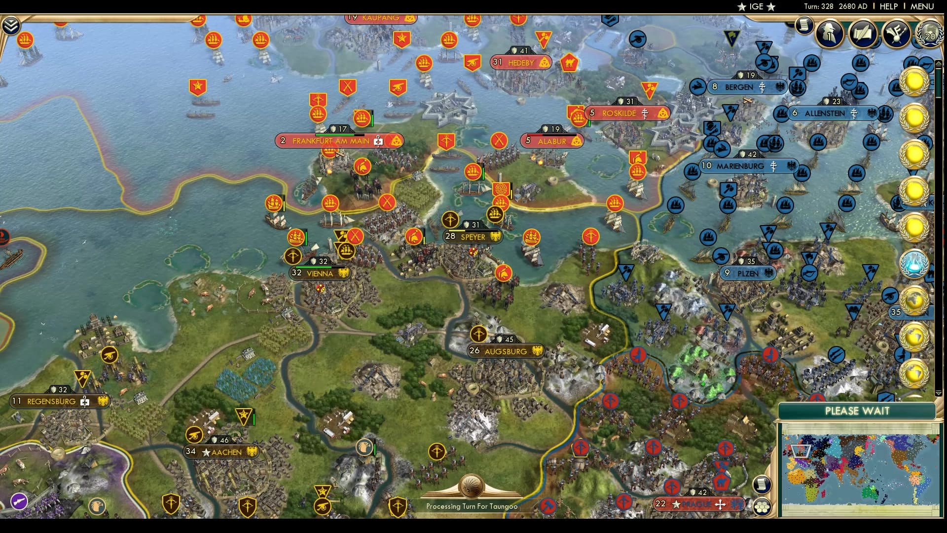 CBR In-Game Screenshot of Wo am Belt die Möwe zieht?