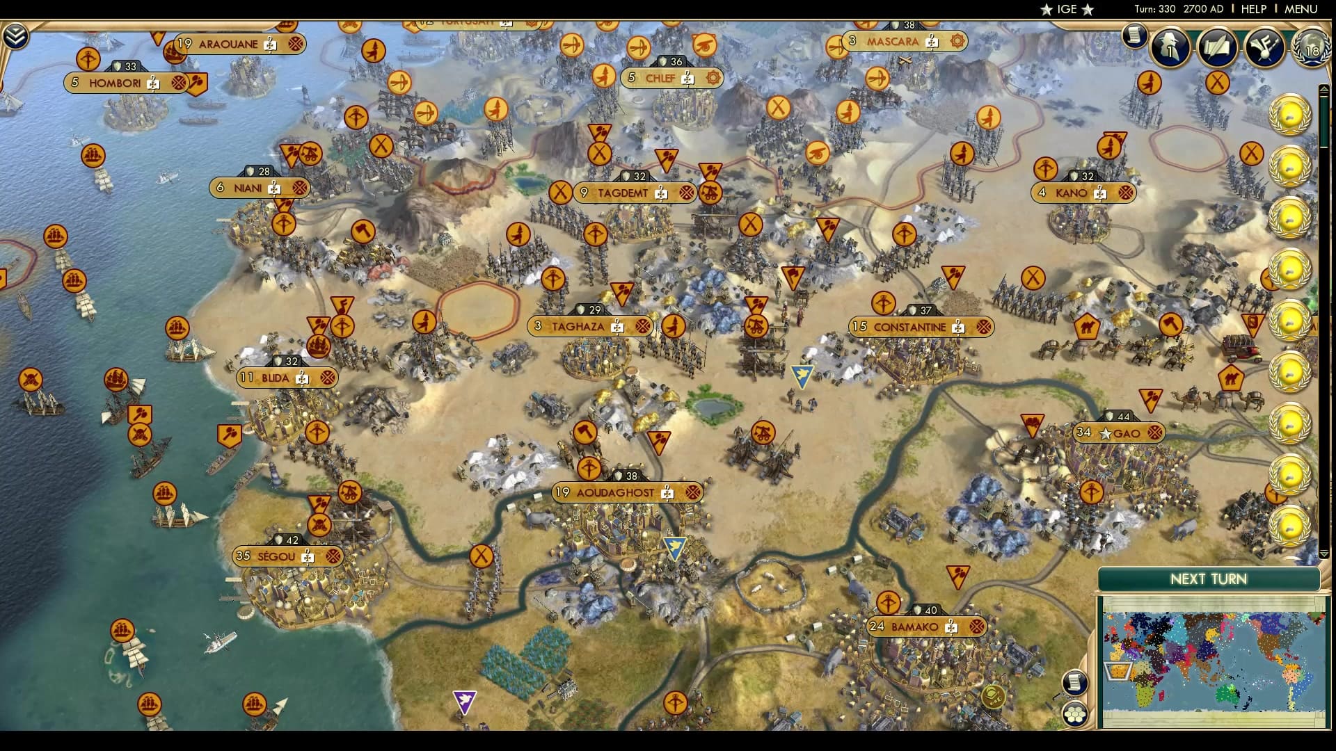 CBR In-Game Screenshot of The Songhai Desert