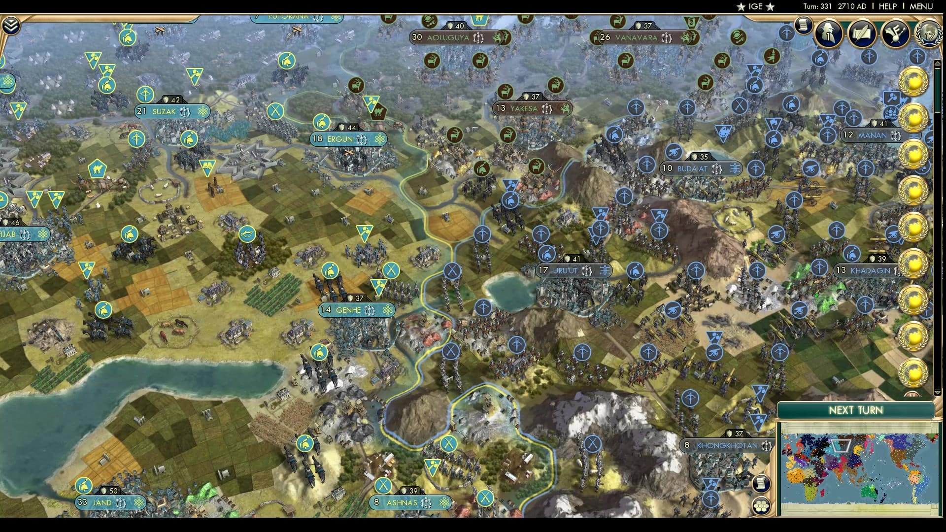 CBR In-Game Screenshot of A peaceful Khan