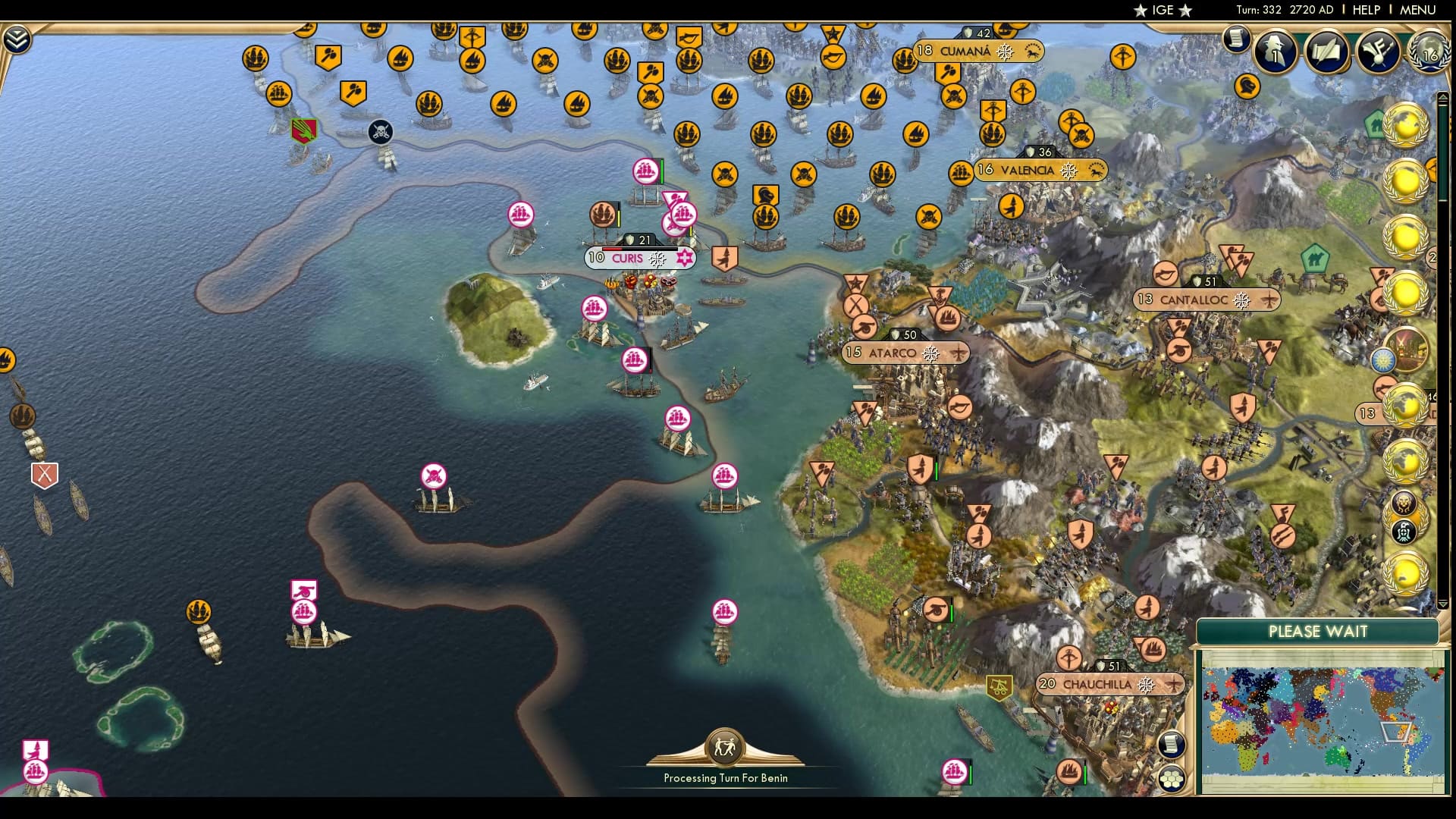 CBR In-Game Screenshot of Tonga… burning time