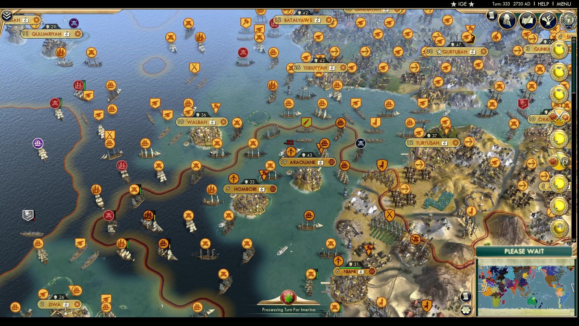 CBR In-Game Screenshot of The Songhai Gangbang Continues