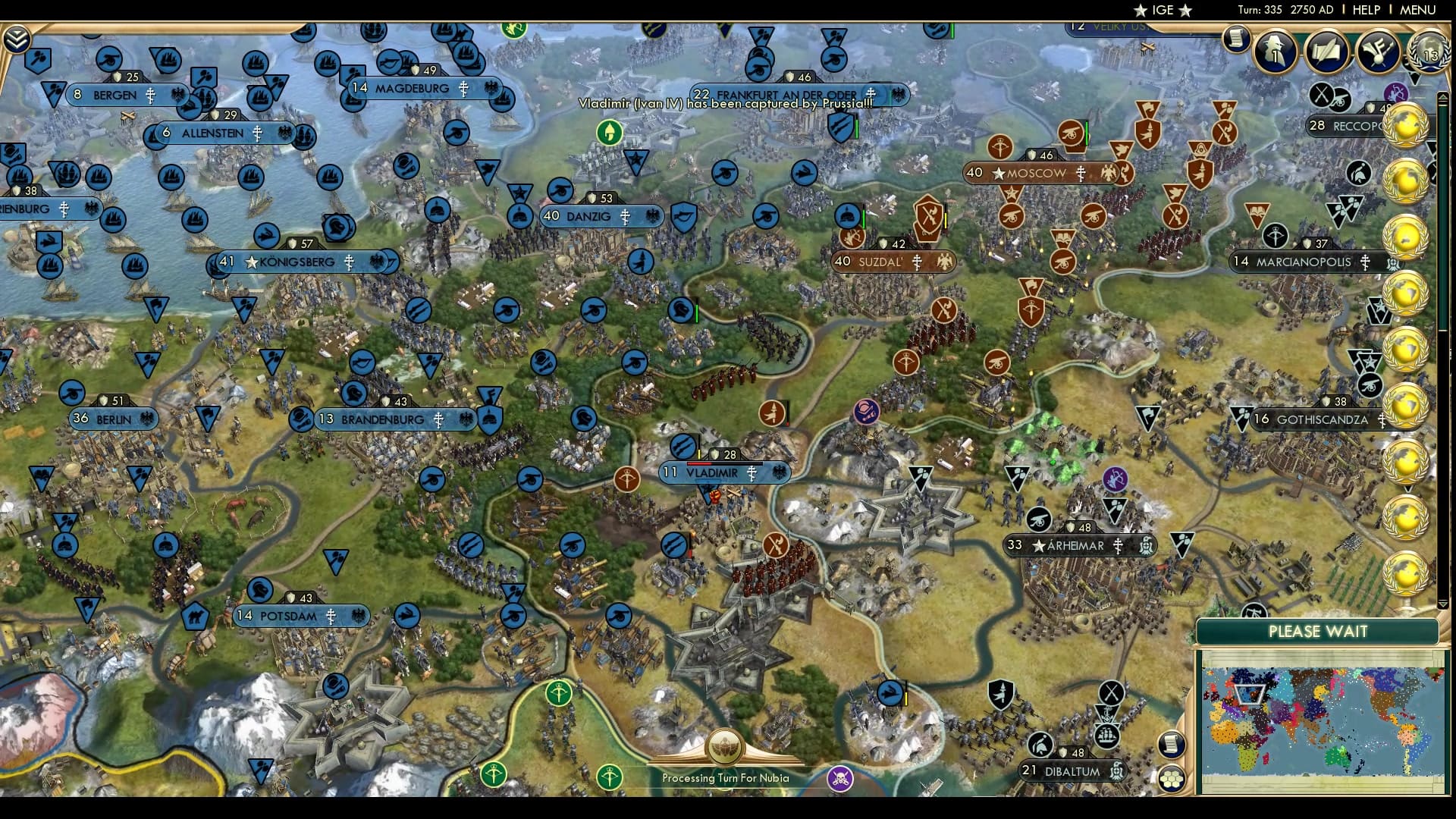 CBR In-Game Screenshot of A fine goosestep