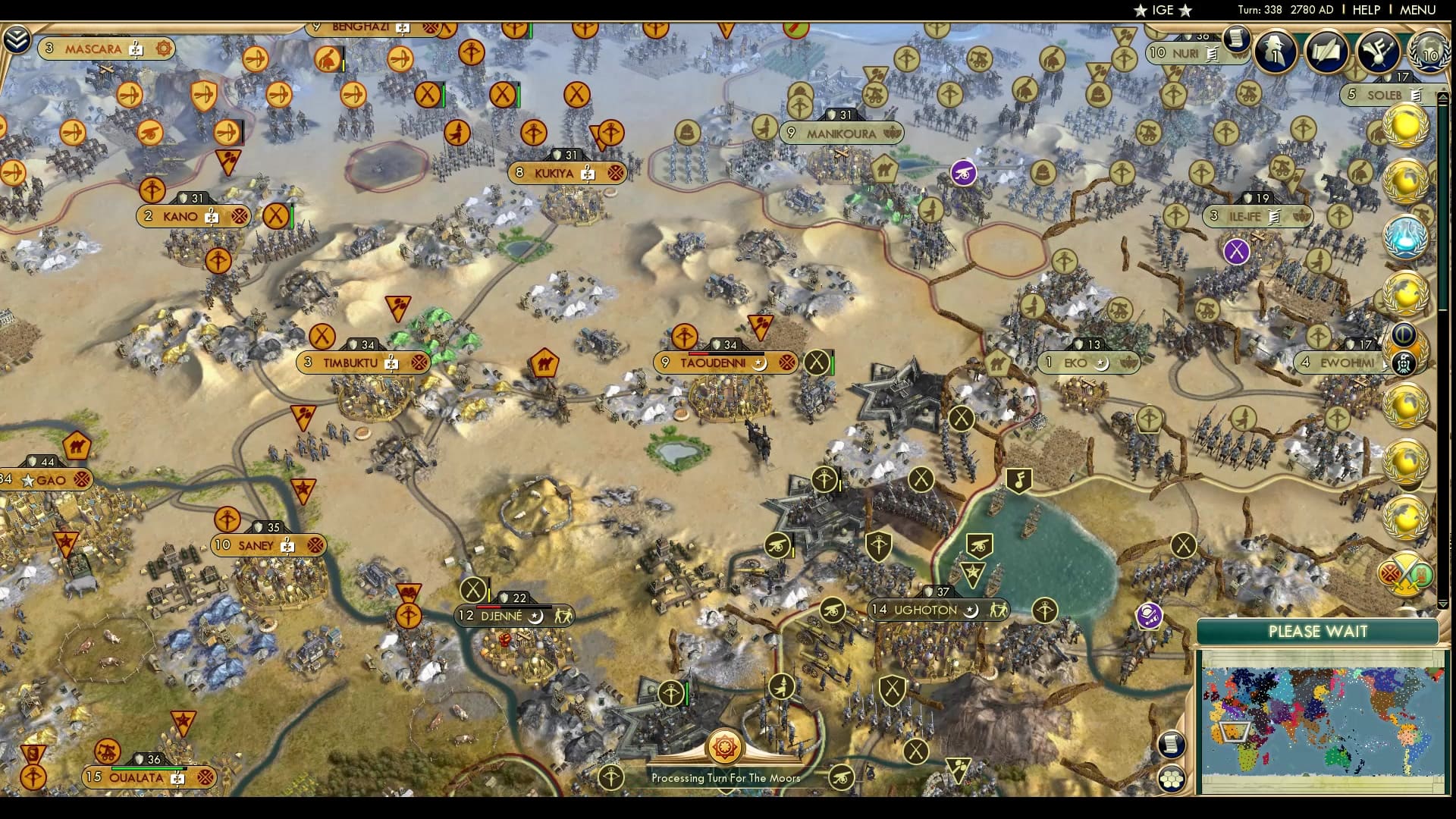 CBR In-Game Screenshot of Silently watching from the sidelines