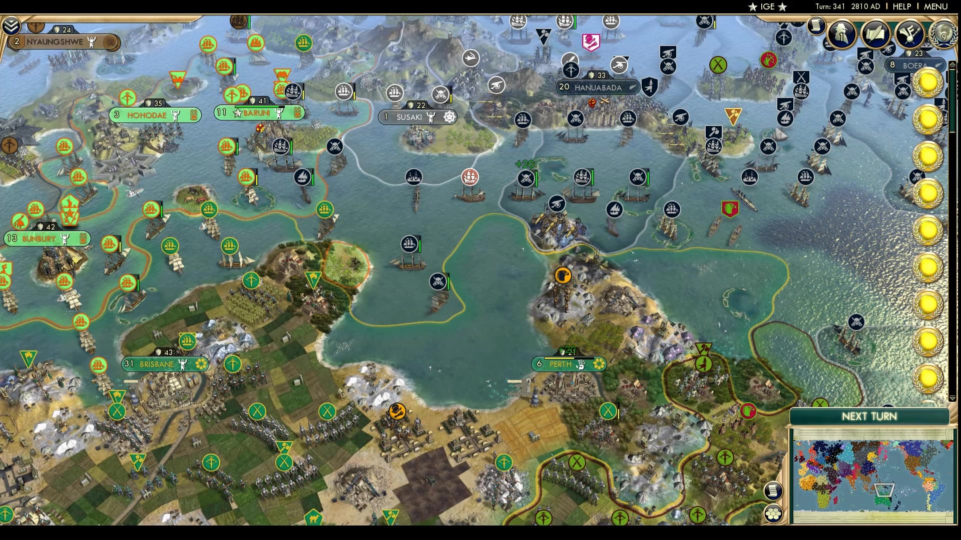 CBR In-Game Screenshot of Papua? More like new Belgium.