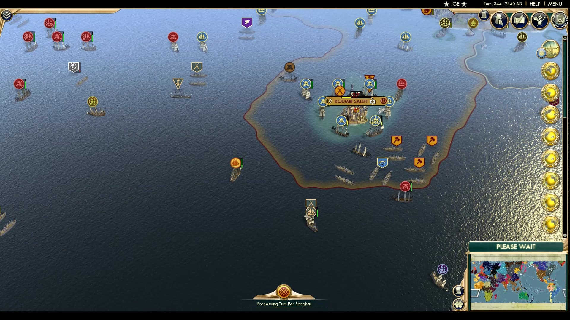 CBR In-Game Screenshot of Under the protection of Christ himself?