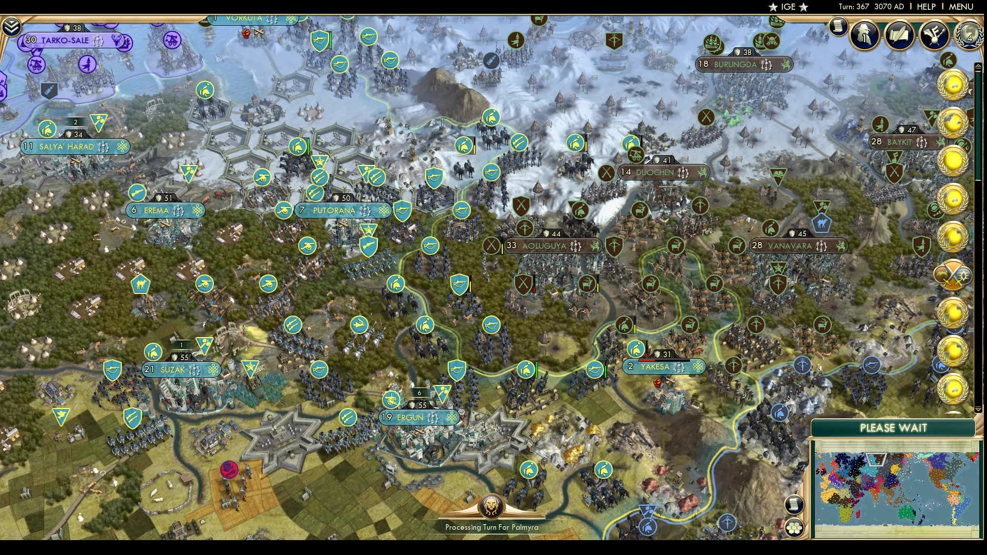 CBR In-Game Screenshot of Kaz-sack Comeths