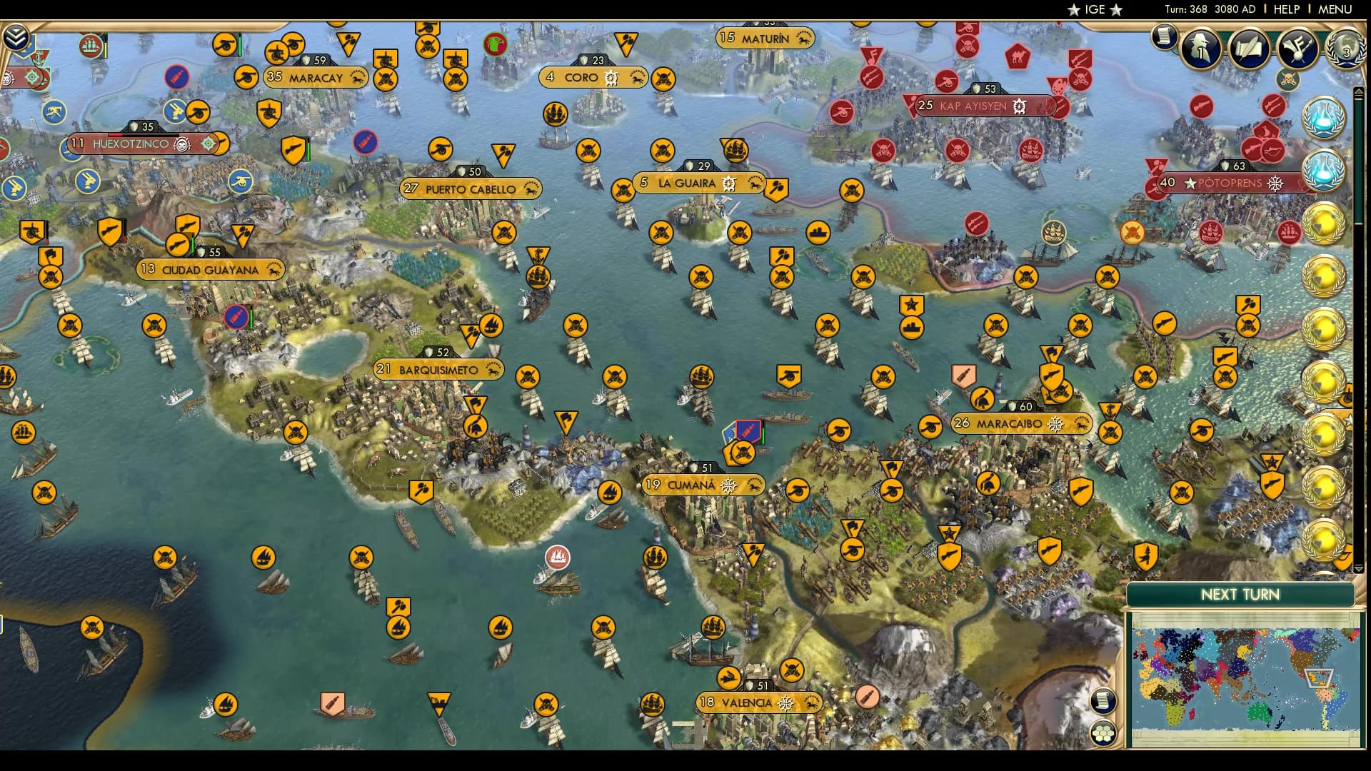 CBR In-Game Screenshot of The Staredown