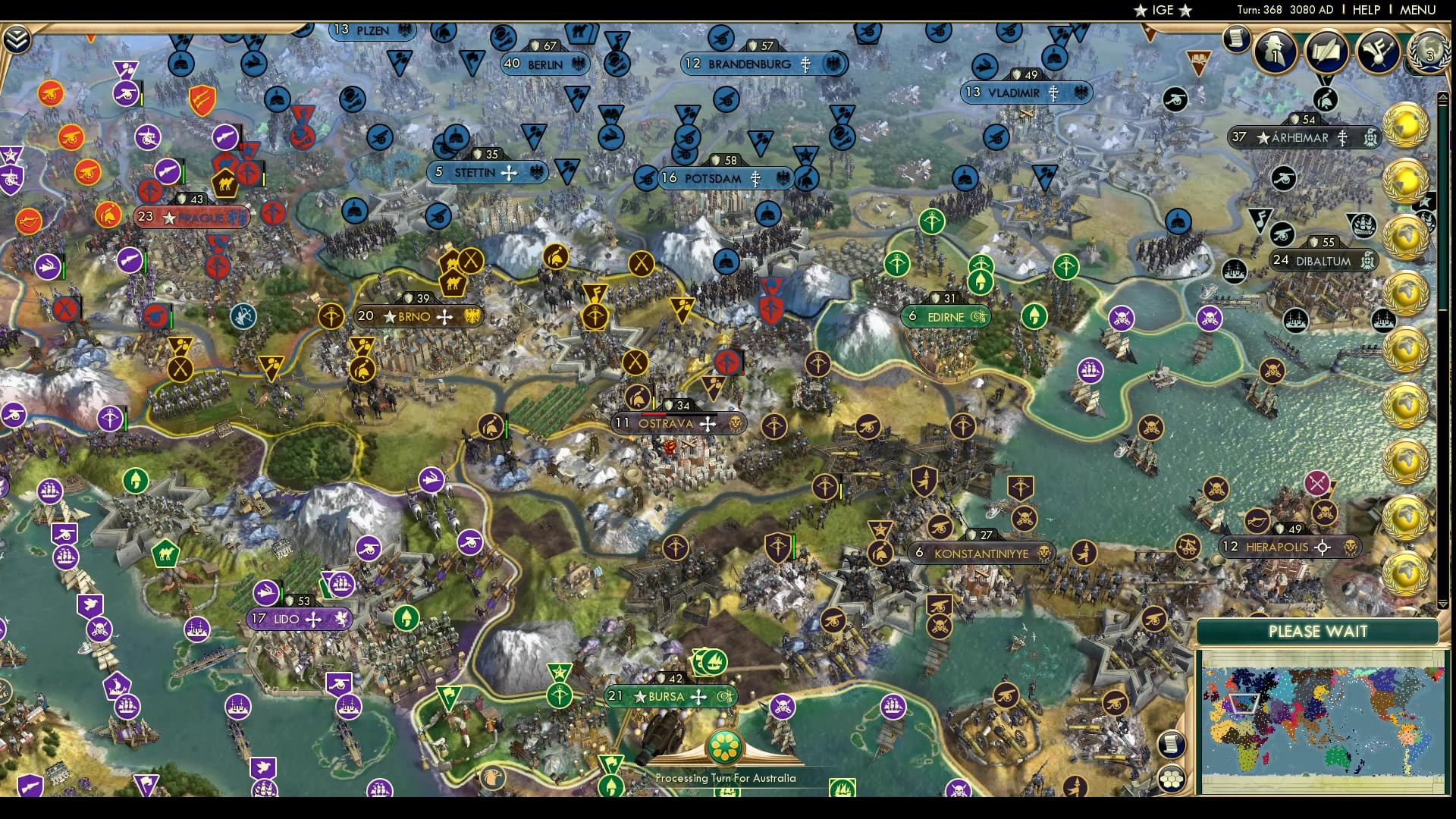 CBR In-Game Screenshot of Hallelujah