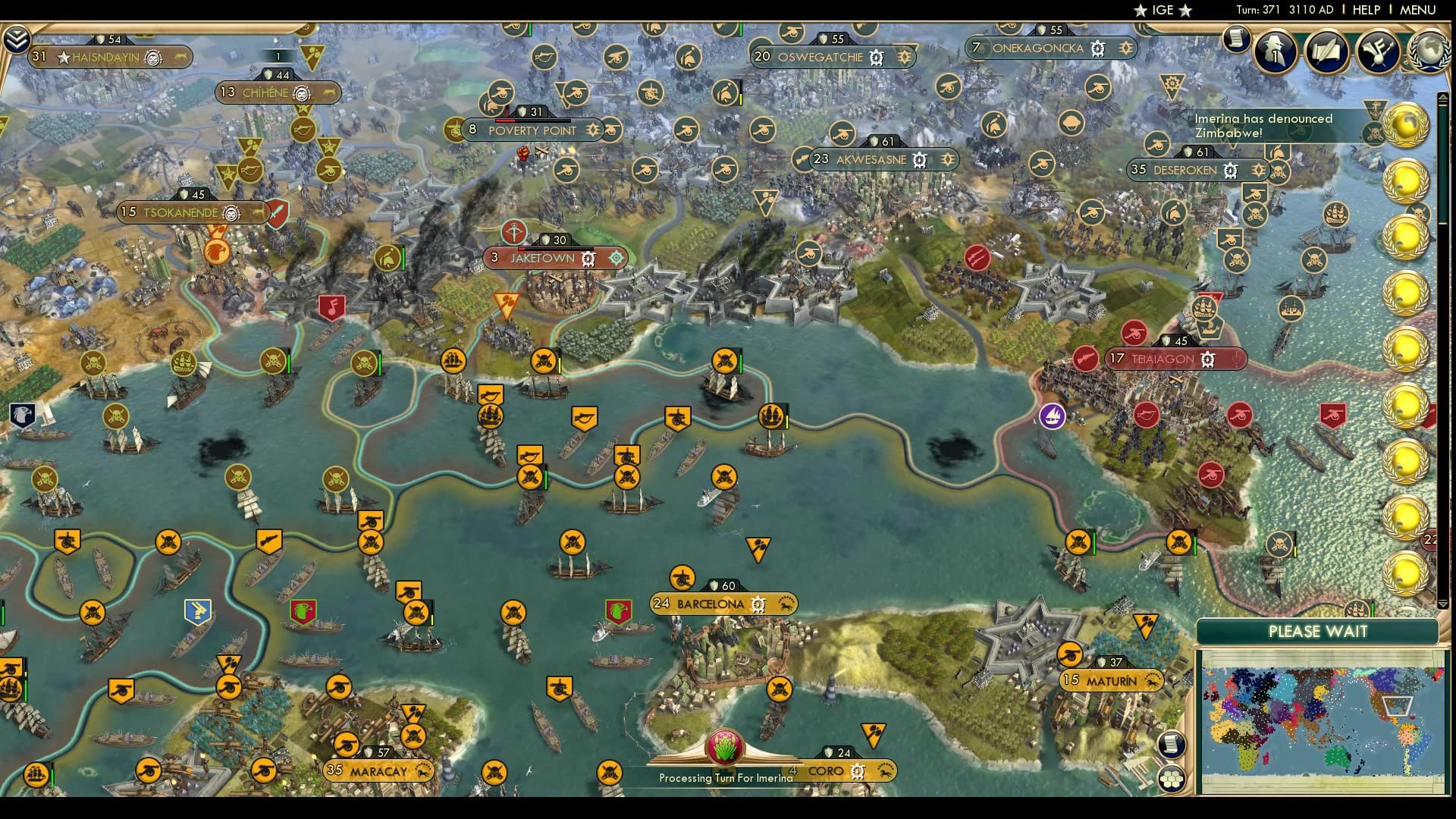 CBR In-Game Screenshot of A Poor Front