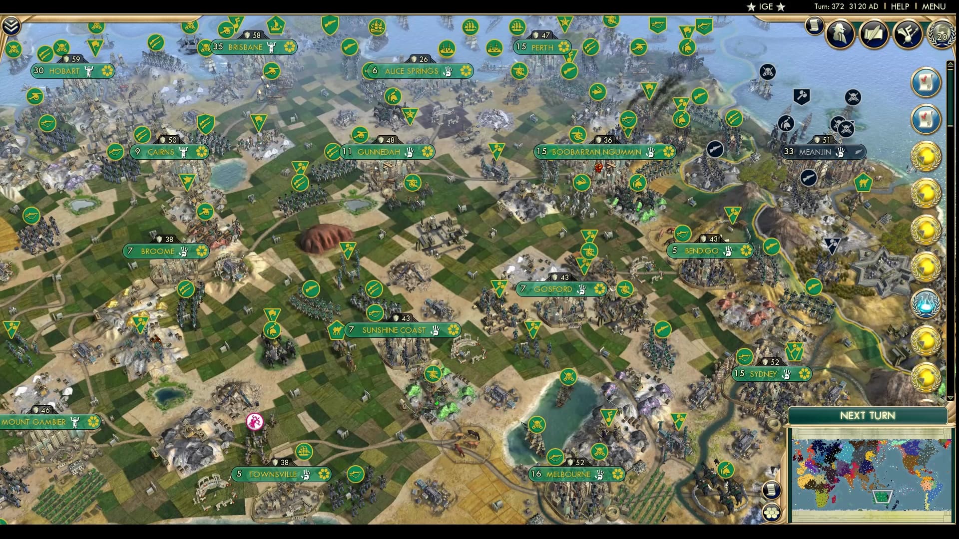 CBR In-Game Screenshot of Paint Bucket Tool; Color: Green.