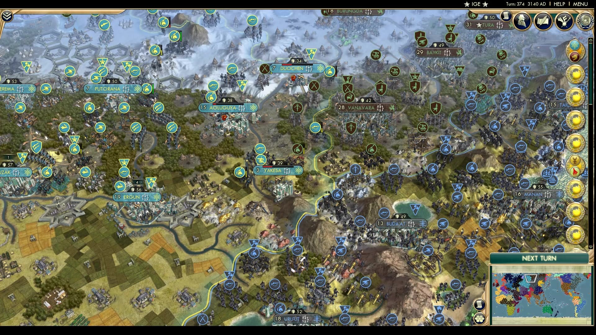 CBR In-Game Screenshot of Reindeer Extinction