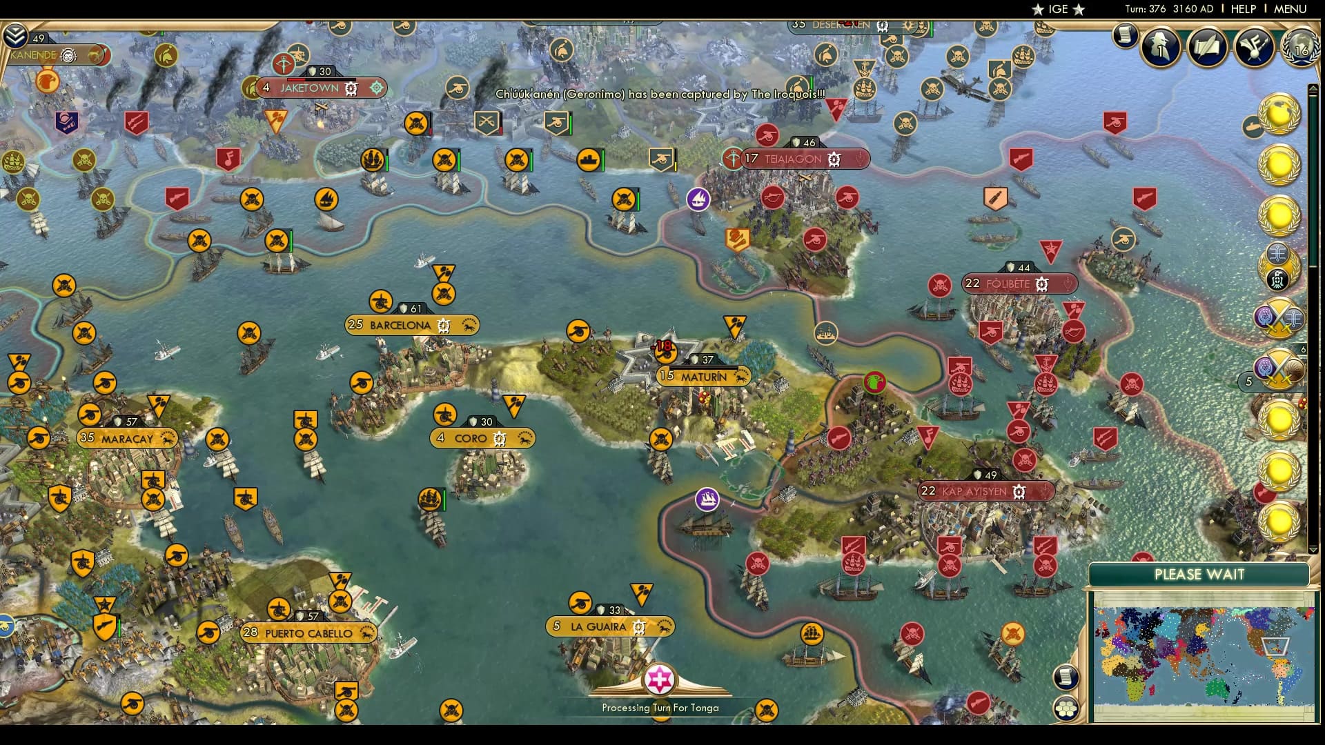 CBR In-Game Screenshot of Igniting Tensions