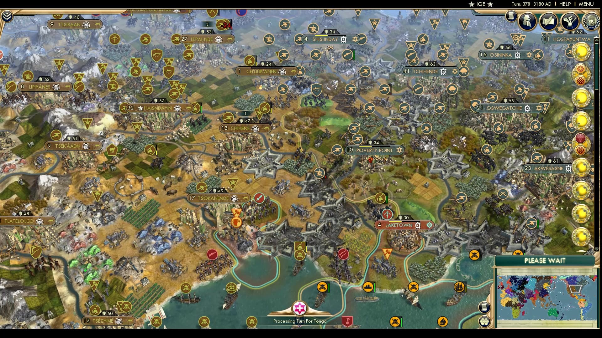 CBR In-Game Screenshot of Running Over Glowing Green Hills