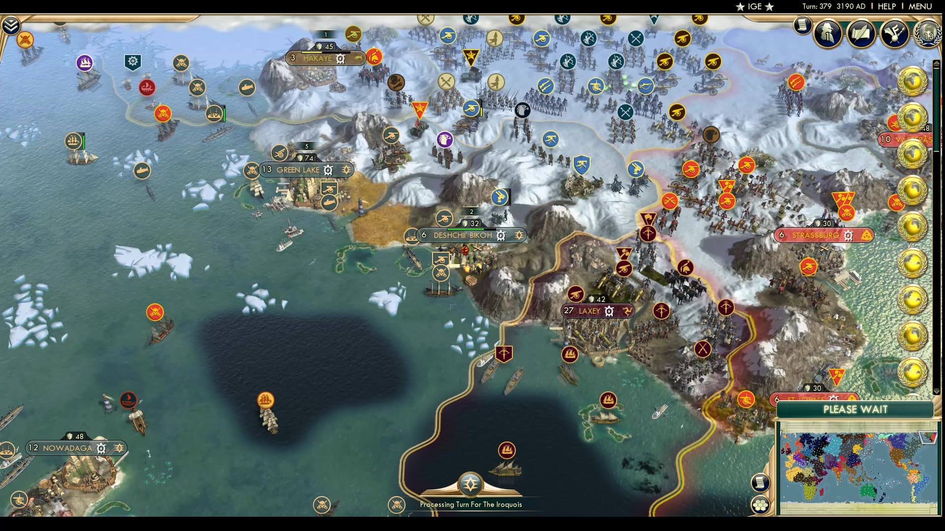 CBR In-Game Screenshot of Greenlandic Snowdown!