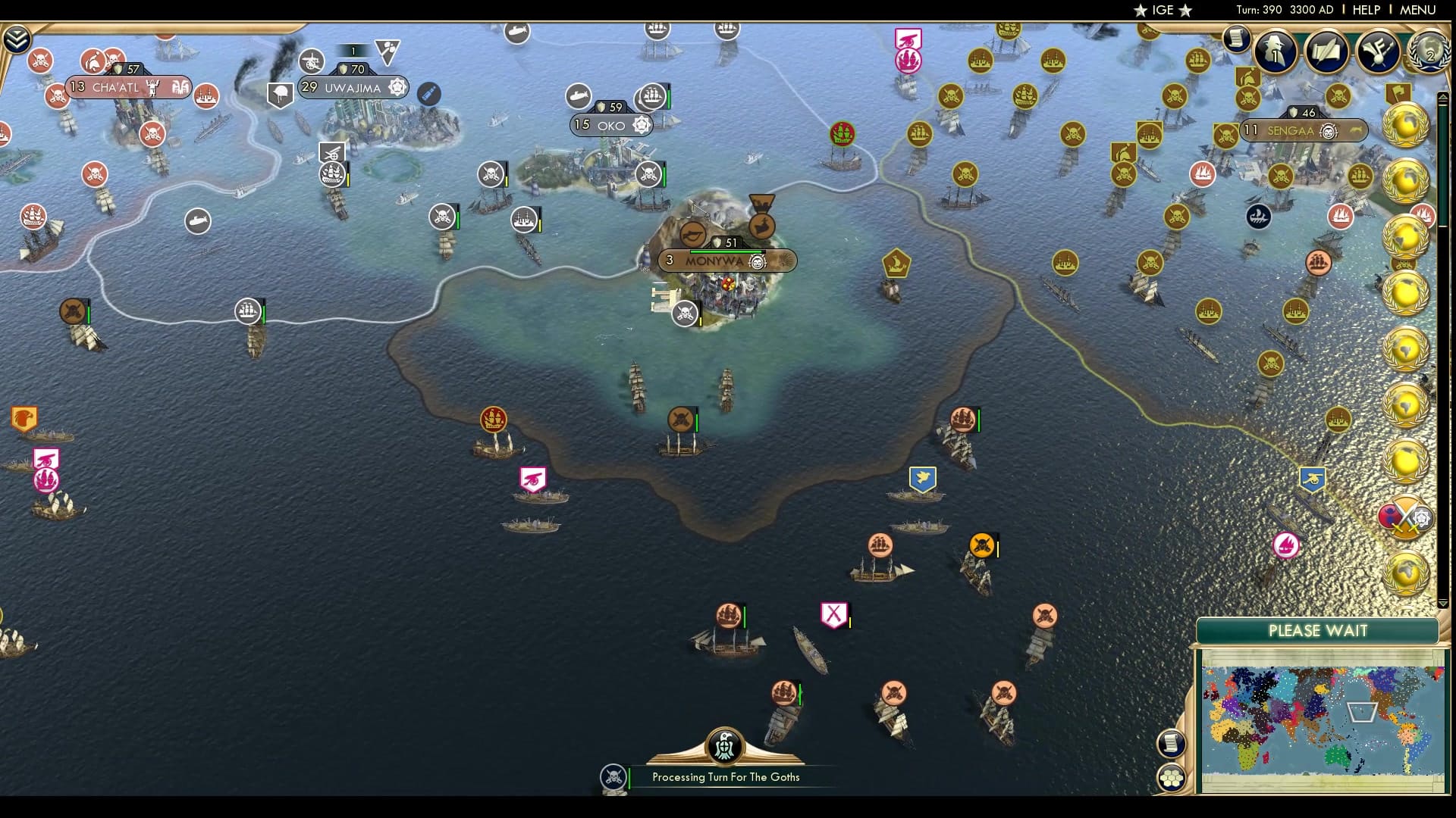 CBR In-Game Screenshot of Monywa Retained