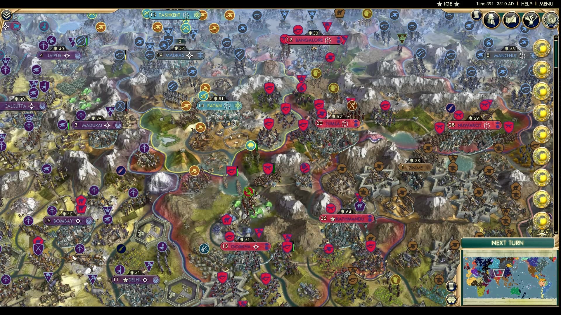 CBR In-Game Screenshot of Nepalese Gains?