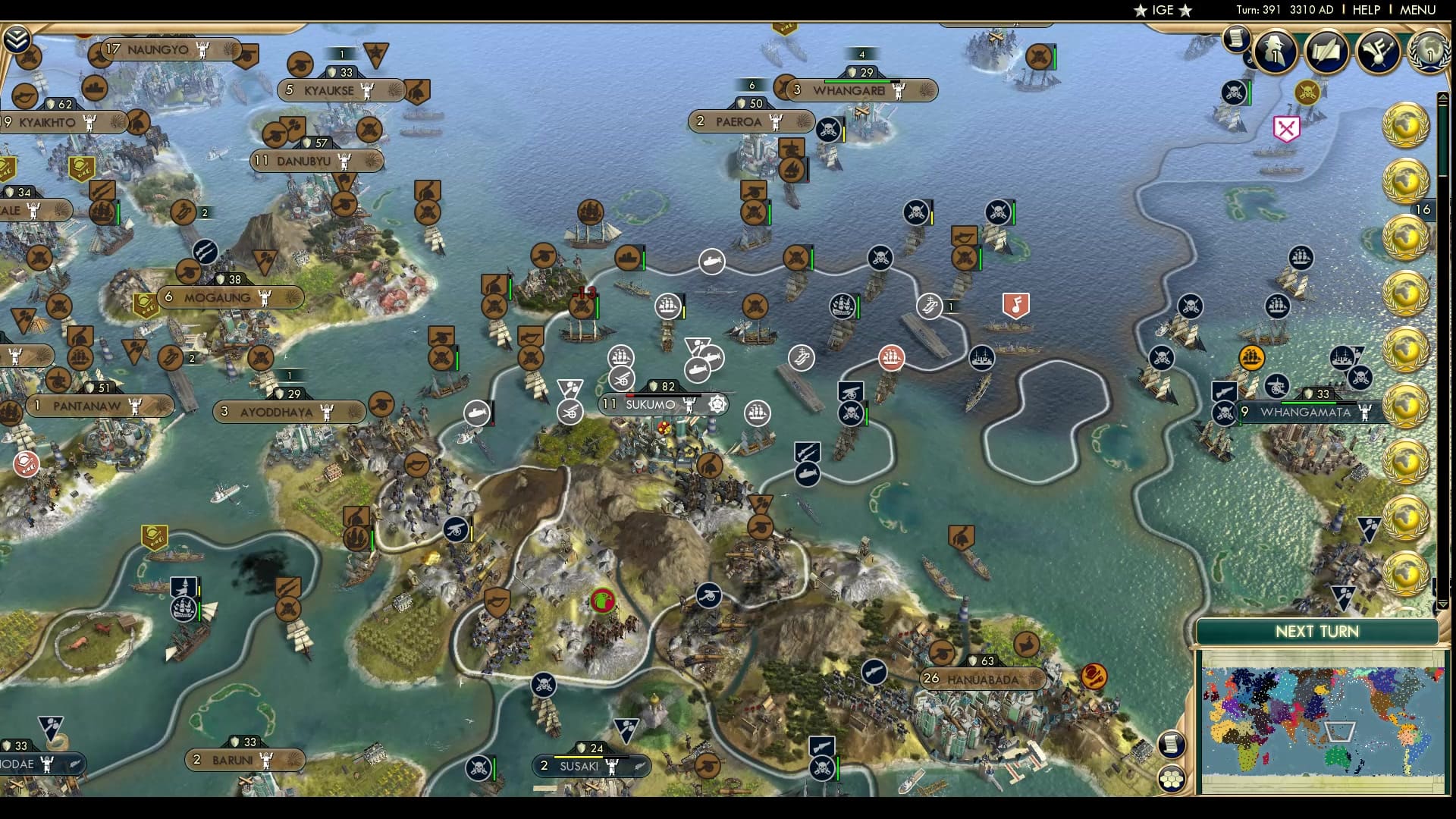 CBR In-Game Screenshot of Twin Fronts